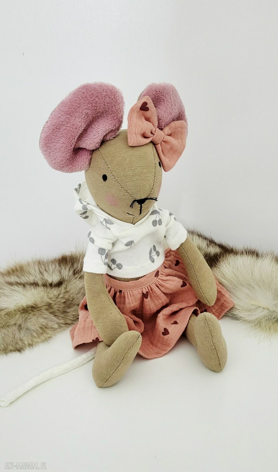 Myszka 43 cm przytulanka z personalizacją
