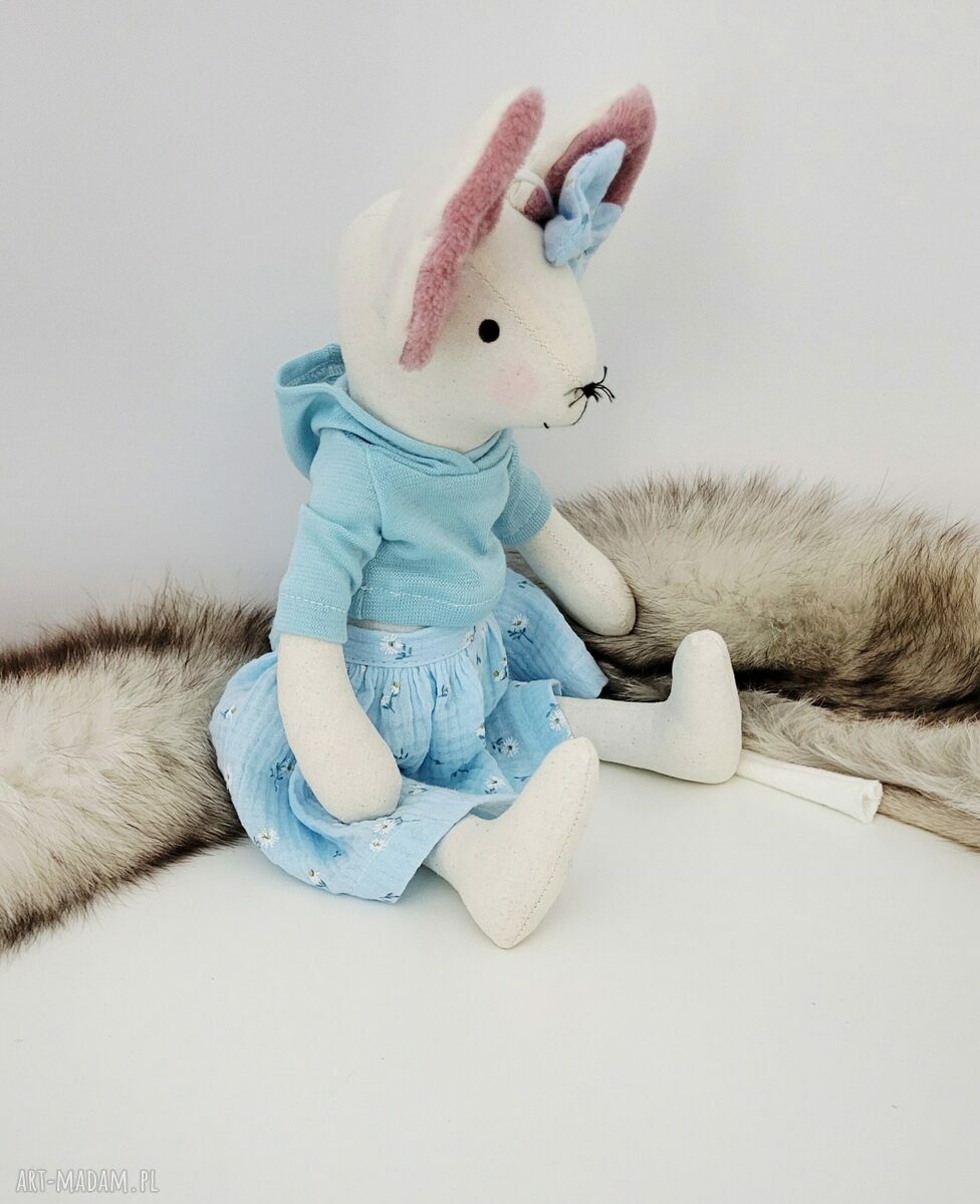 Personalizowana myszka 43 cm - przytulanka handmade
