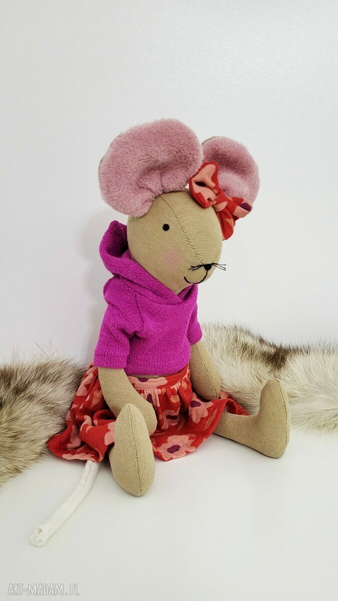 Myszka 43 cm przytulanka z personalizacją - Kokodyna