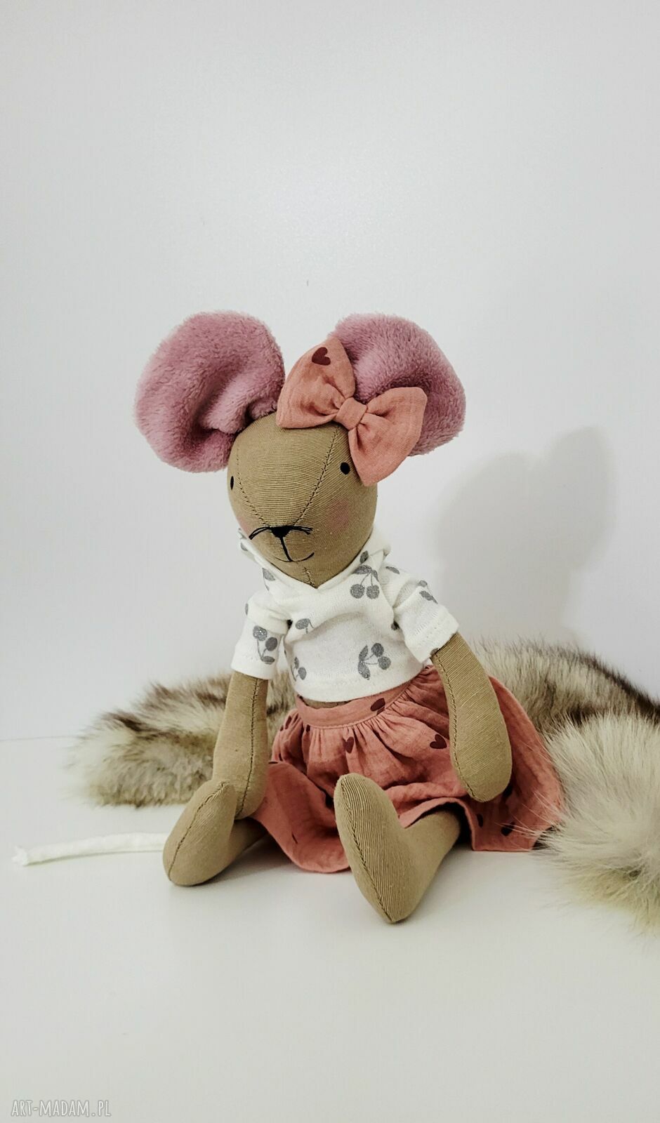 Myszka 43 cm przytulanka z personalizacją