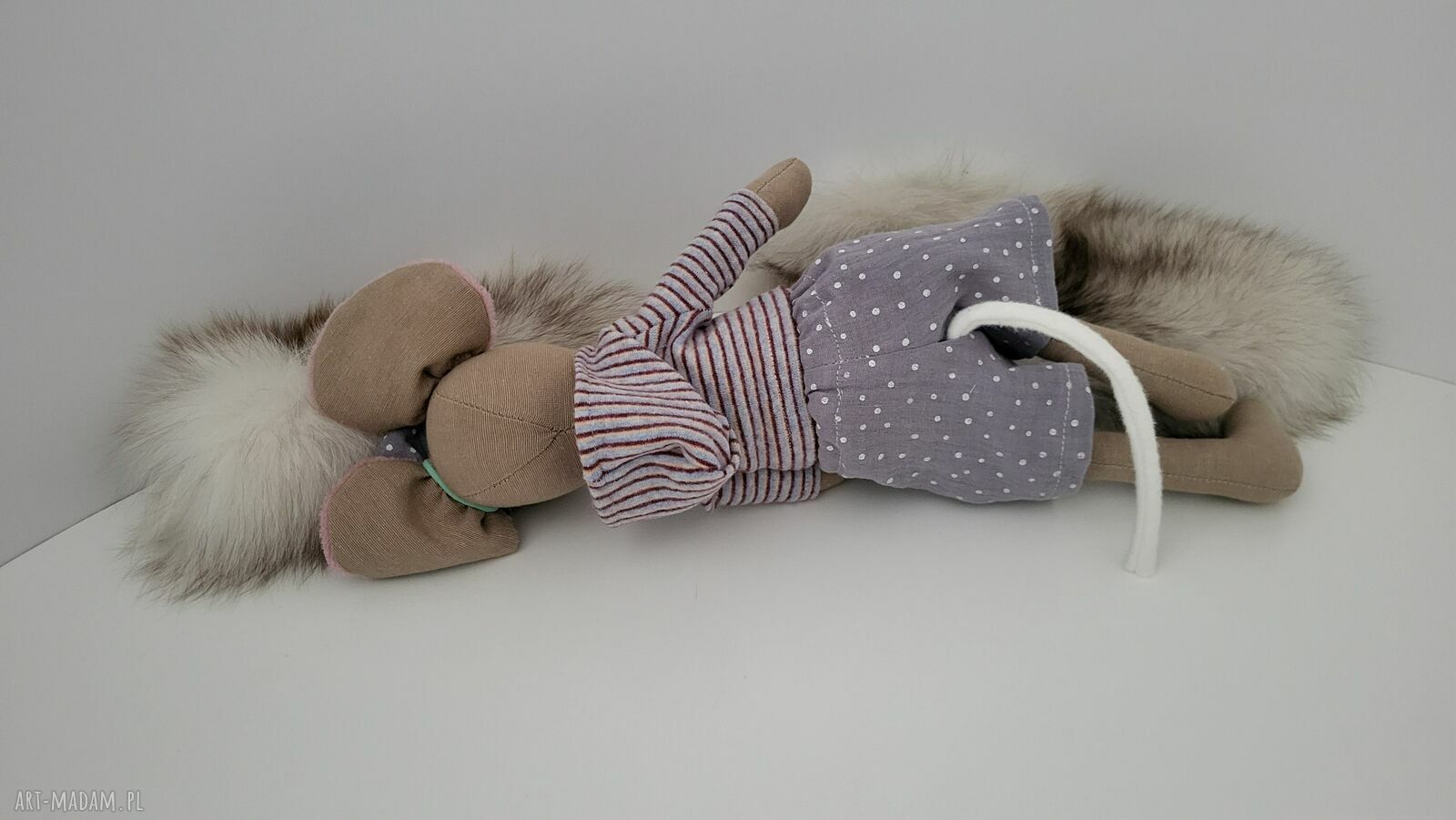 Myszka 43 cm przytulanka z personalizacją na Wielkanoc