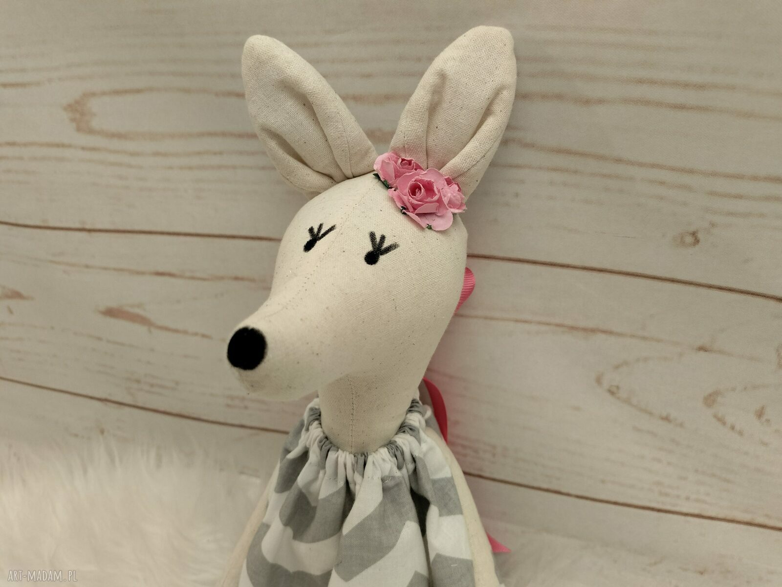 Myszka Tilda przytulanka dla dziecka - antyalergiczna maskotka 45 cm