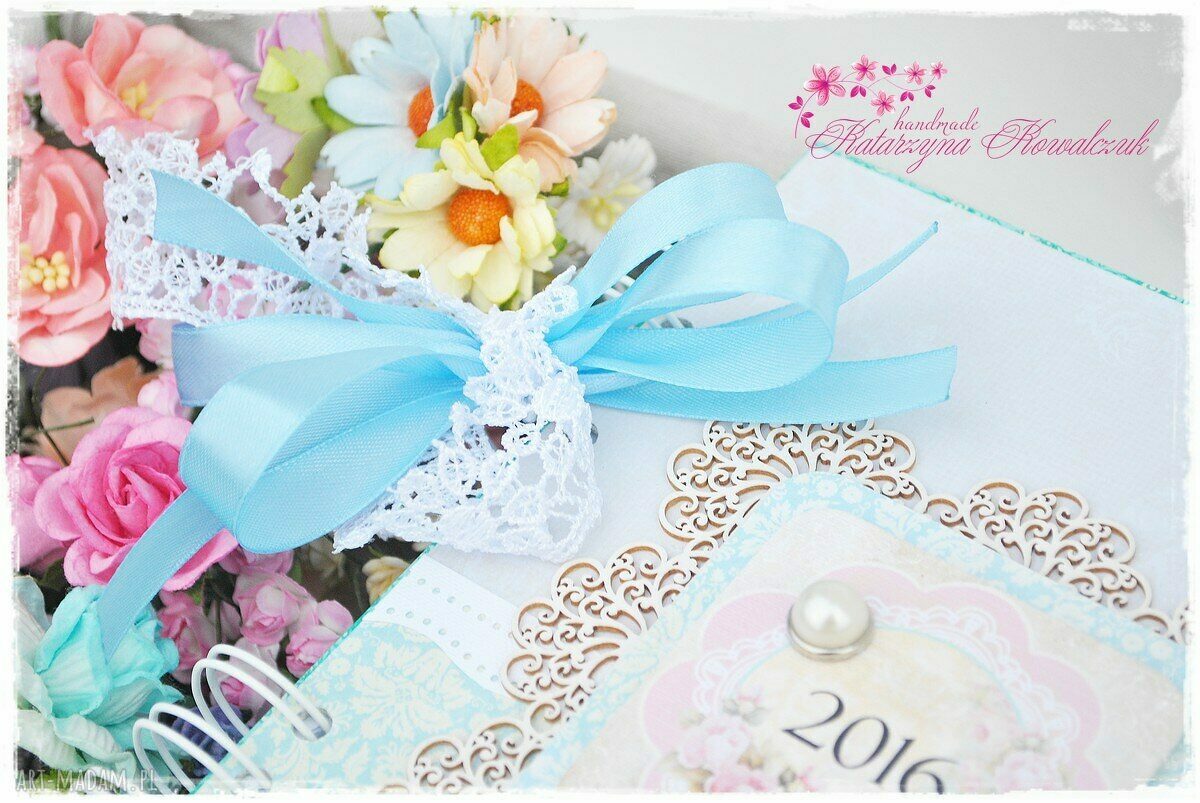 Ręcznie robiony kalendarz scrapbooking na 2016 - Makama2