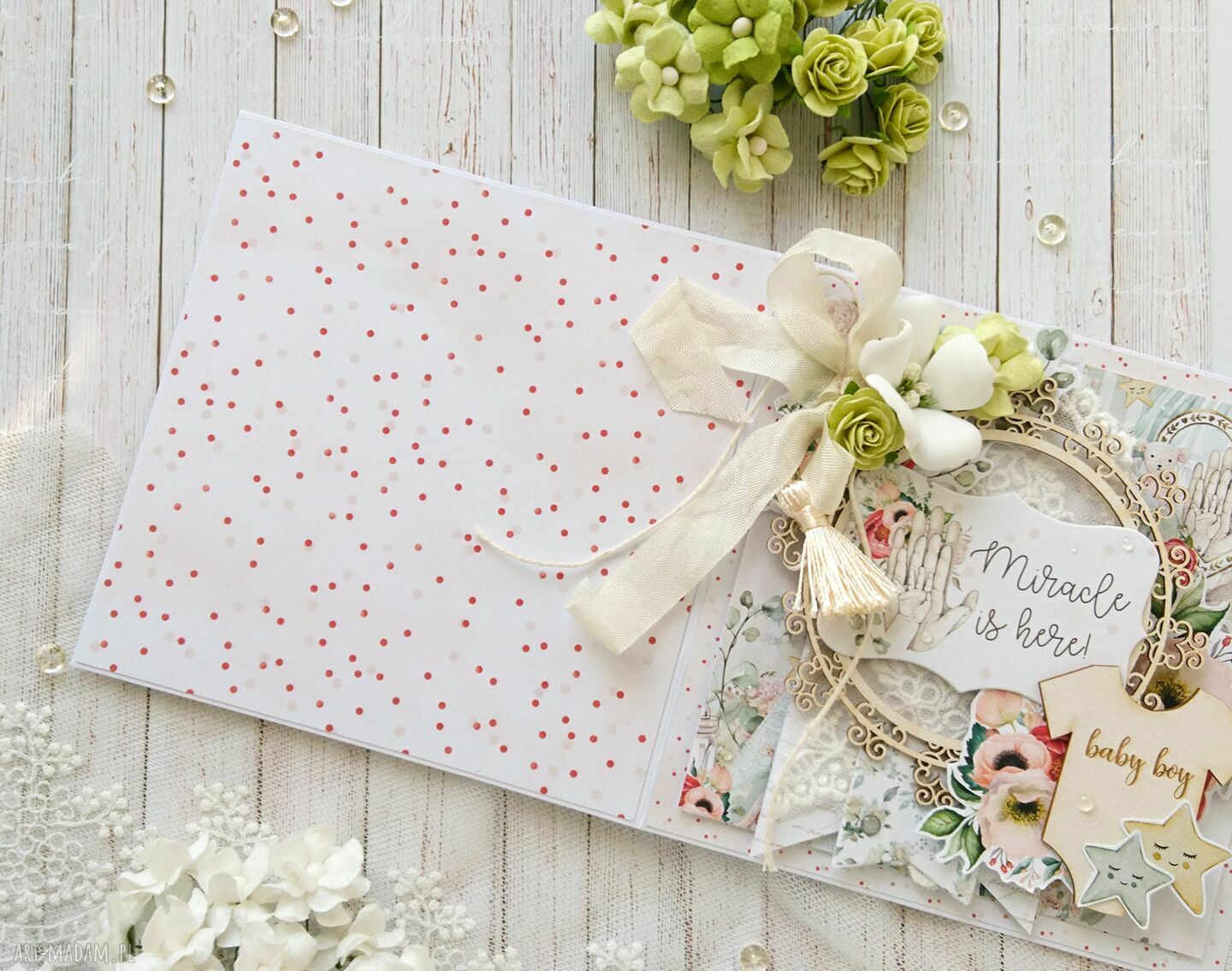 scrapbooking kartki: Kartka dla chłopca w ozdobnym pudełku Ręcznie wykonane