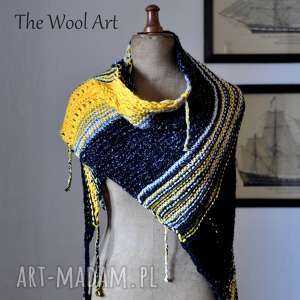 the wool art asymetryczna chusta