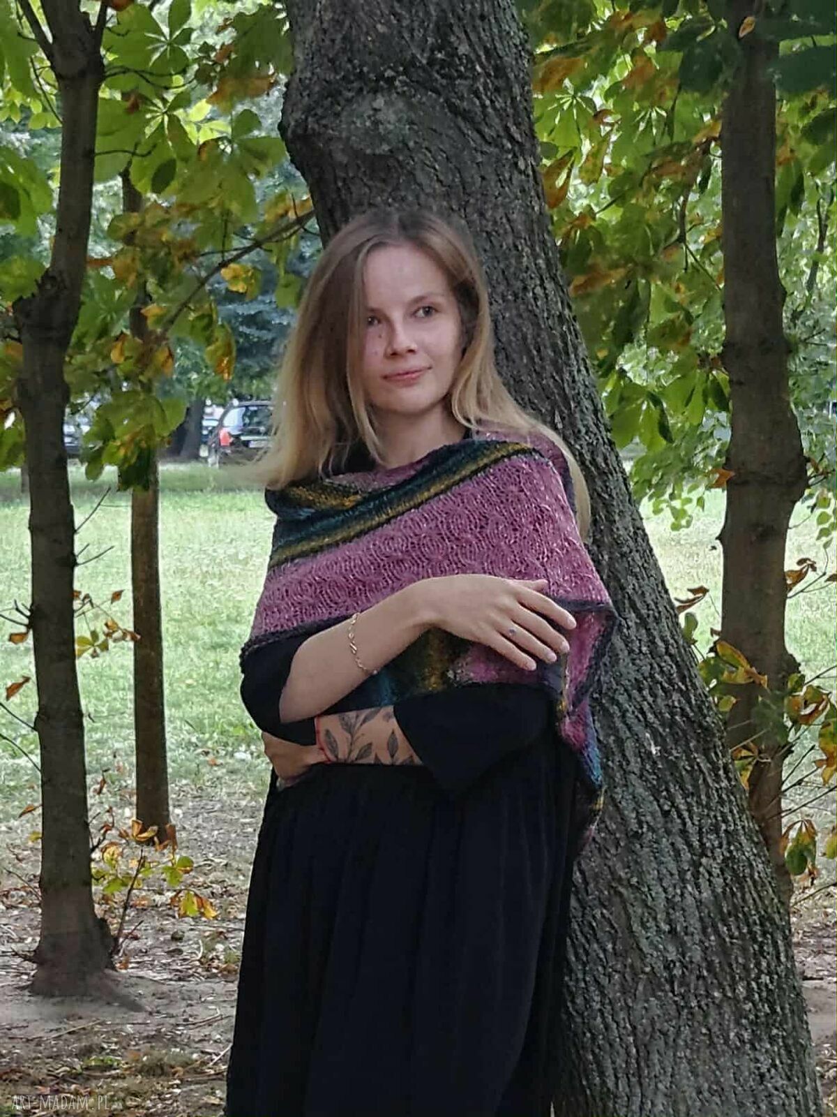 dodatki: chusta Haruito Ręcznie zrobione