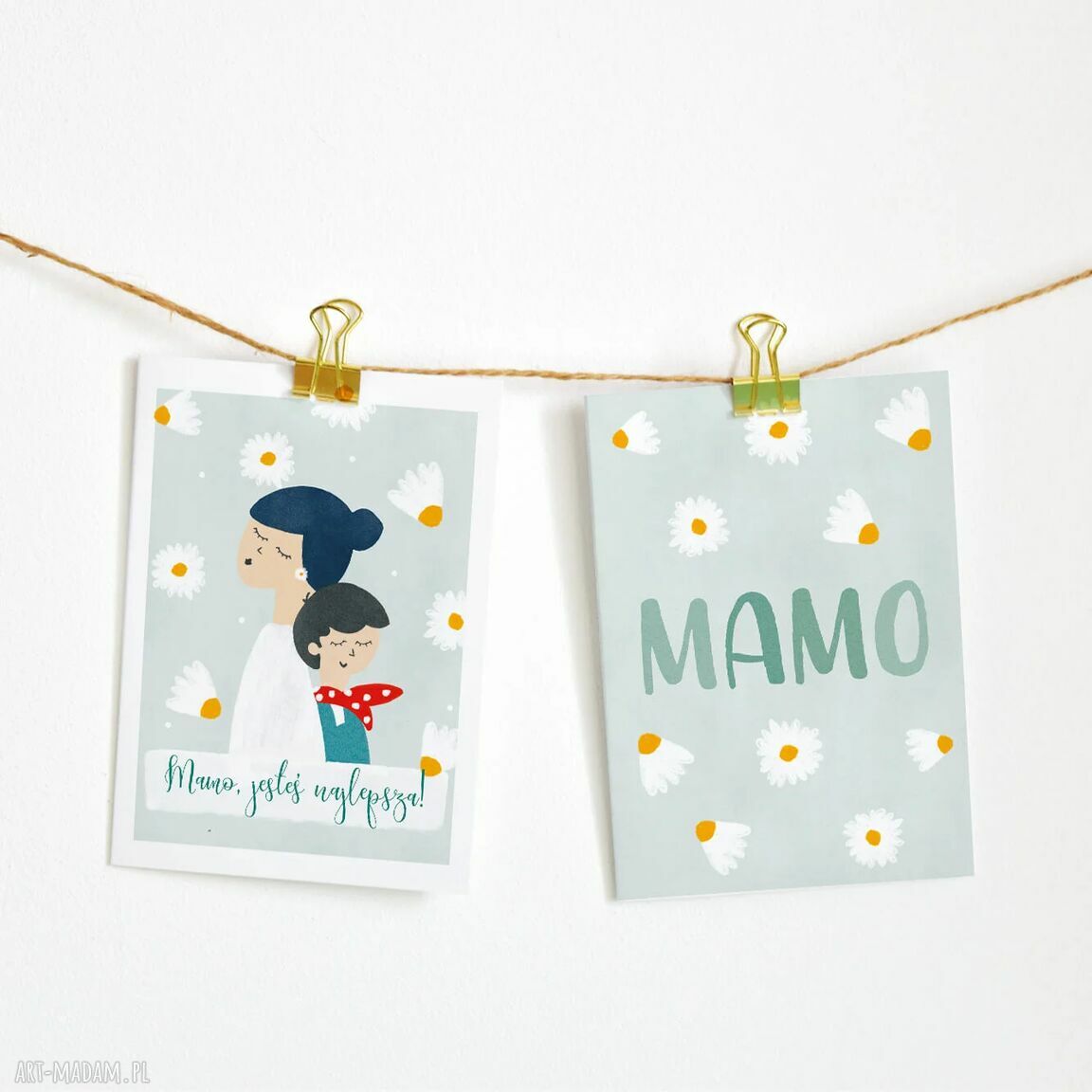 Kartka na Dzień Mamy - Mamo, jesteś najlepsza (A6)