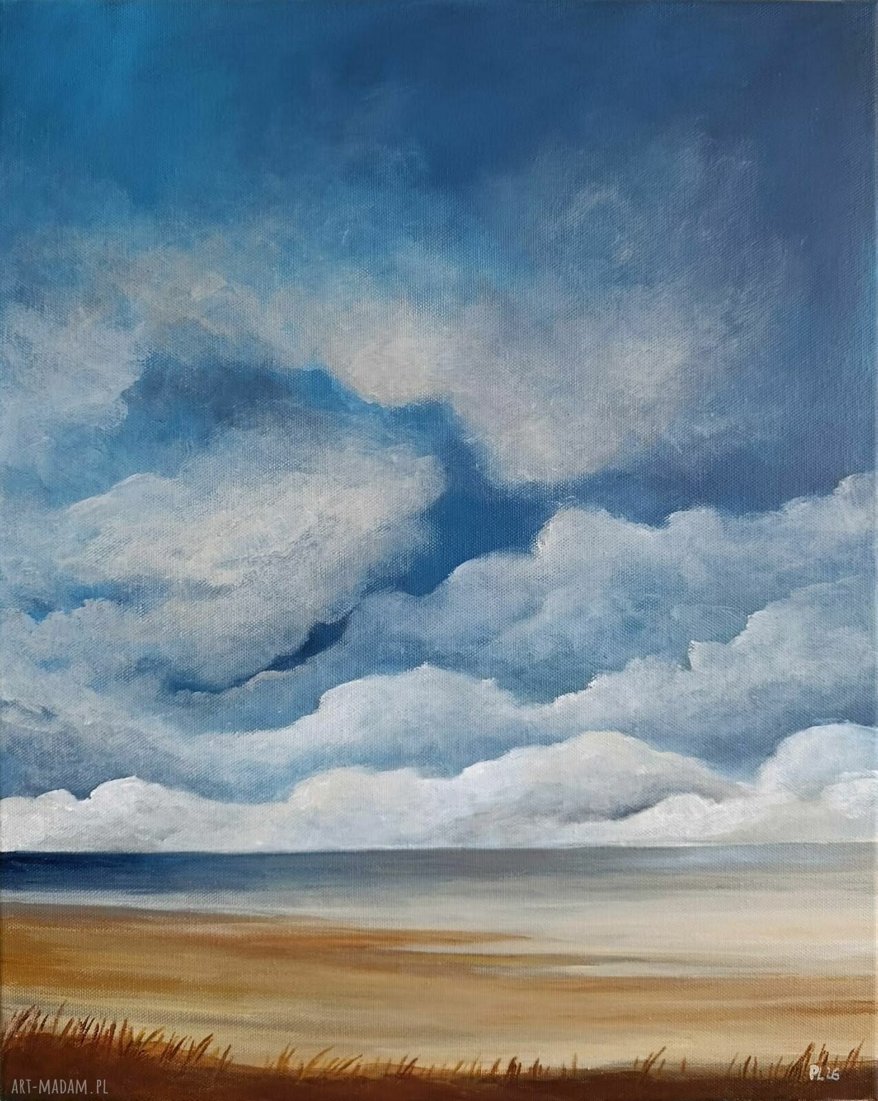 Na Plaży - obraz akrylowy 50x40 cm