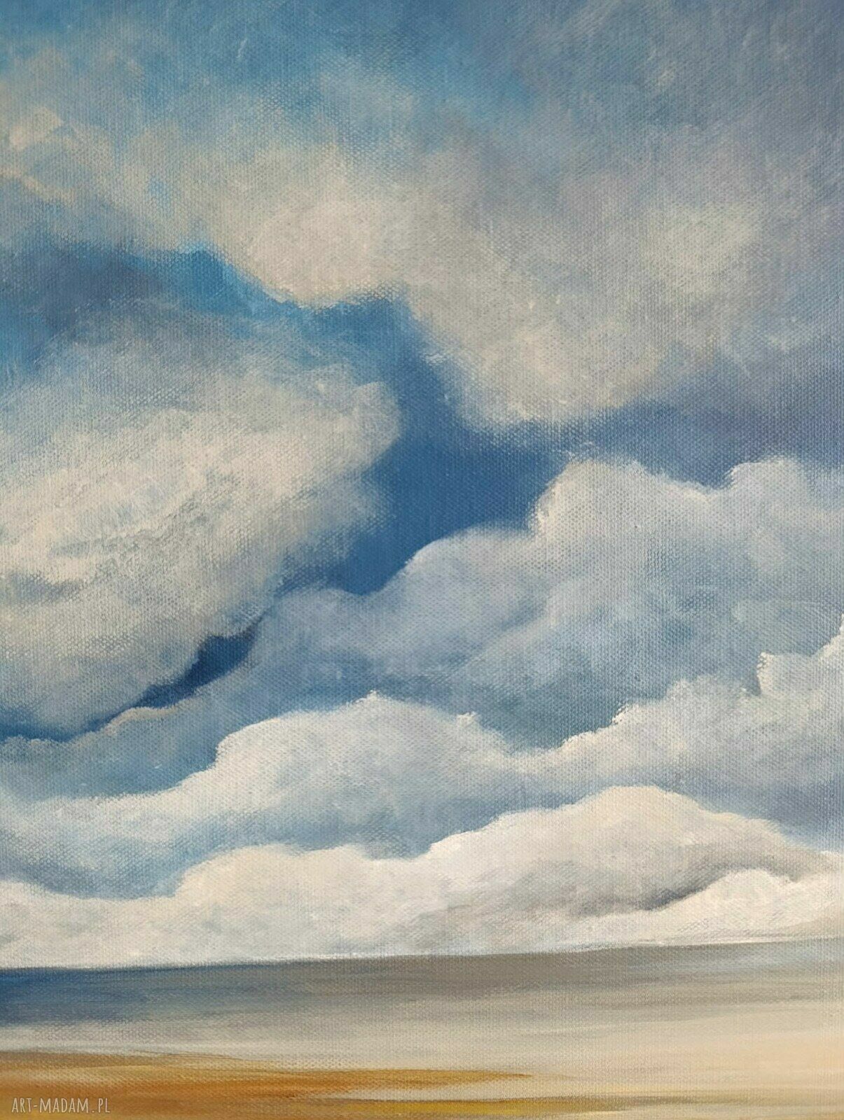 Na Plaży - obraz akrylowy plaża 50x40 cm
