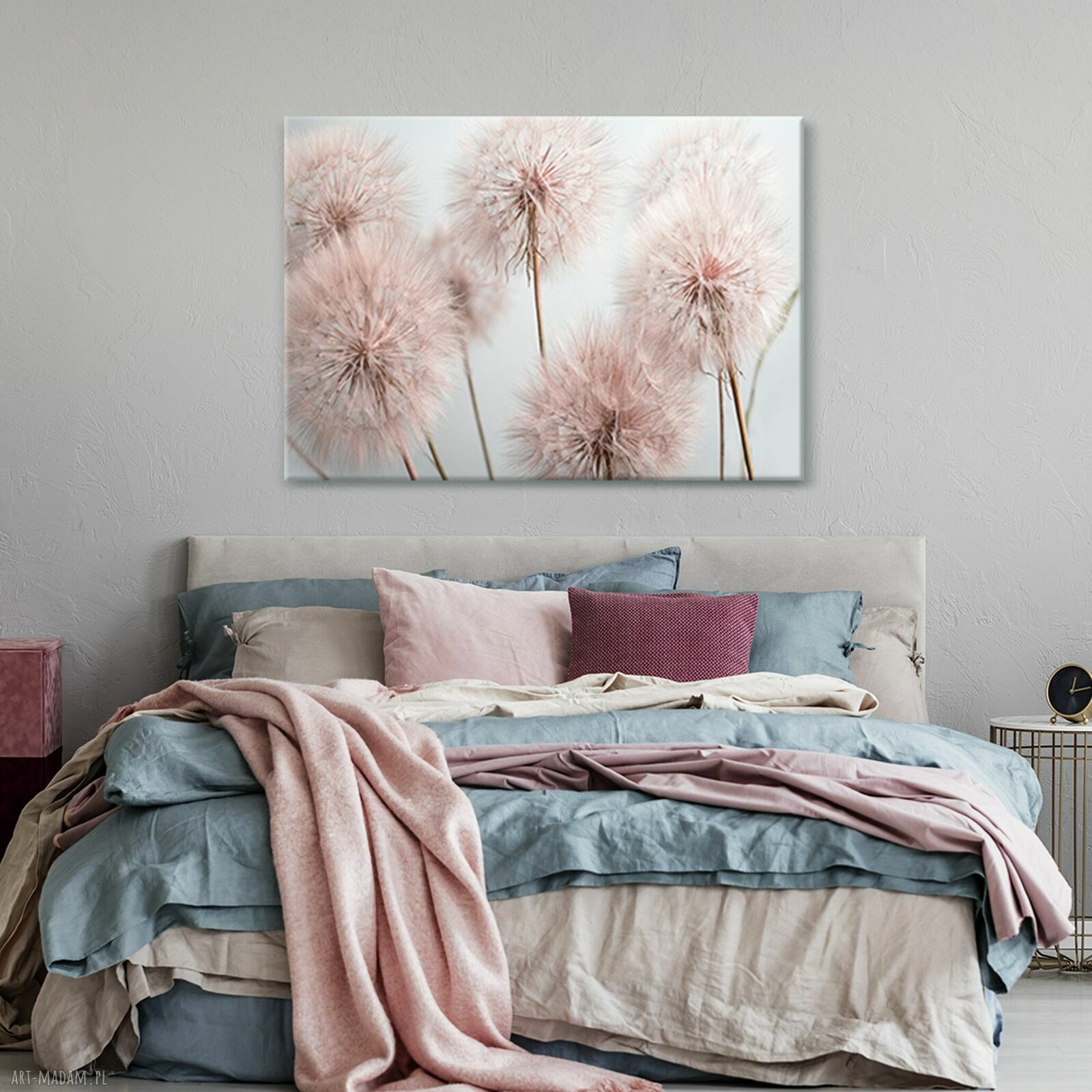 Obraz na płótnie 100x70 cm Dmuchawce (1-0651)