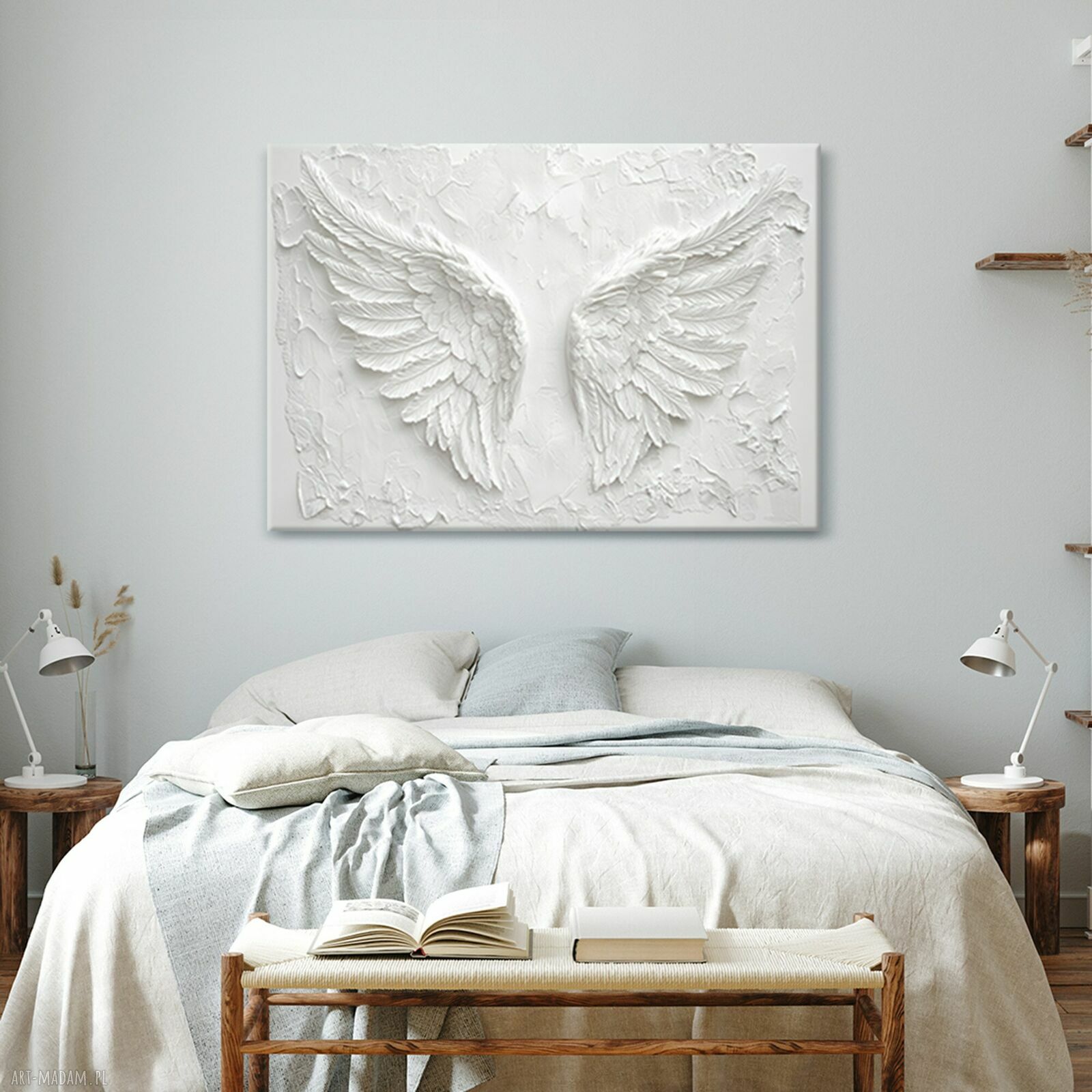 Obraz na płótnie 100x70 cm Skrzydła anioła (1-0718)