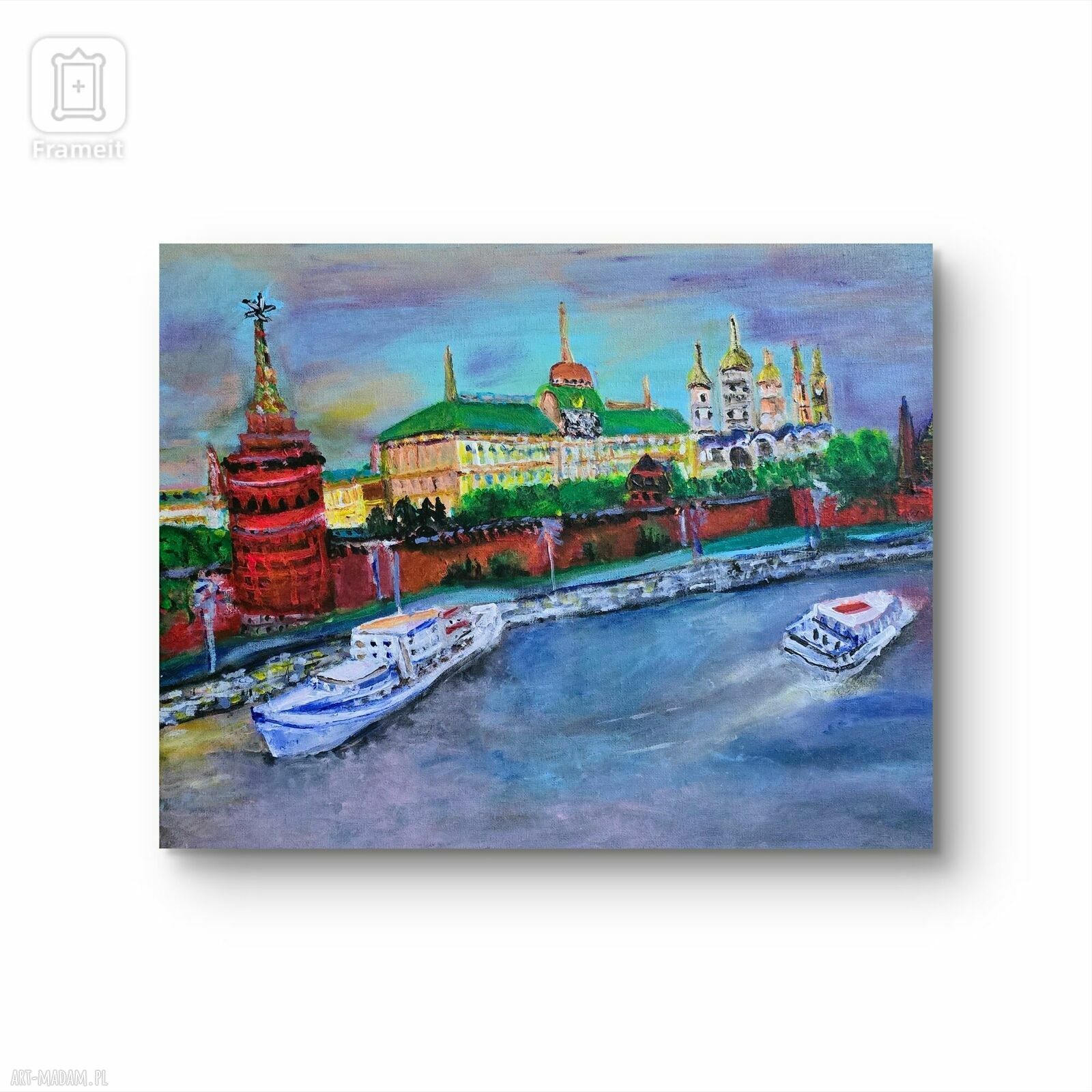 Obraz na płótnie Kreml Rosja 40x50x2 cm