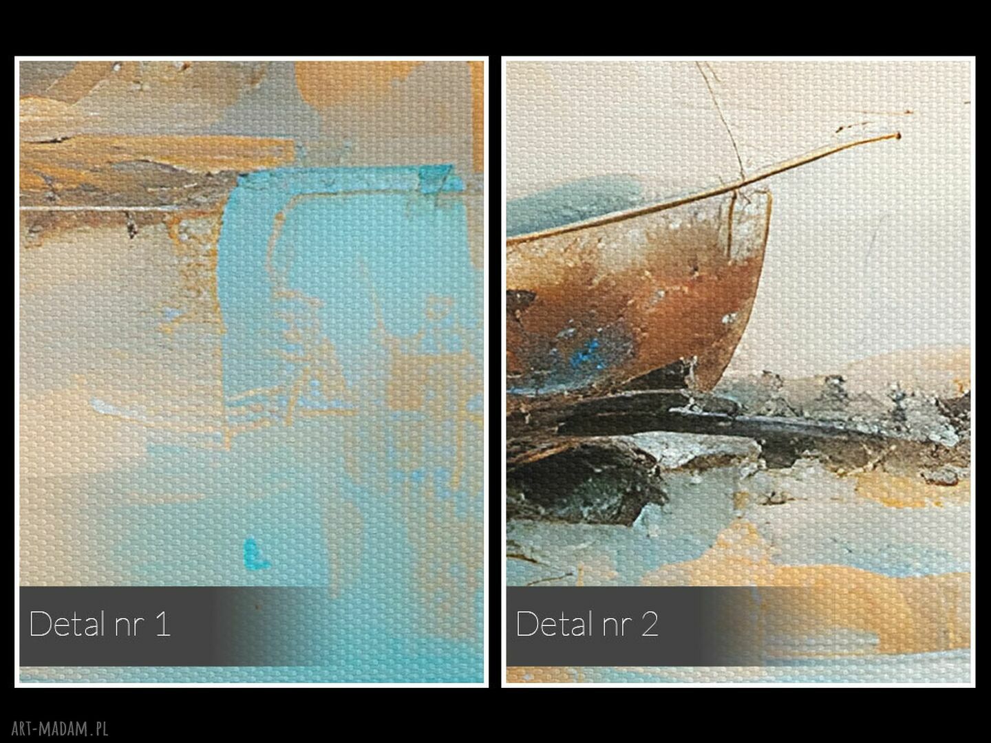 Elegancki obraz na płótnie - marynistyczny statek i spokojne morze 120x80 cm