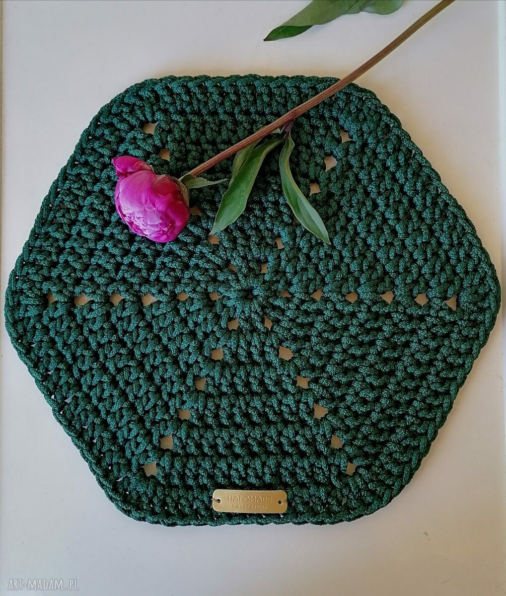 podkładki: Komplet podkładek 4 szt Handmade