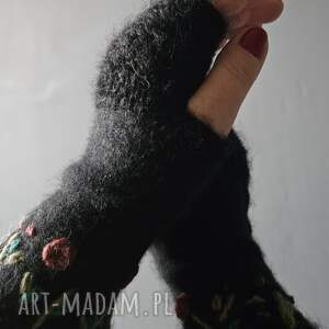 rękawiczki mitenki the wool art