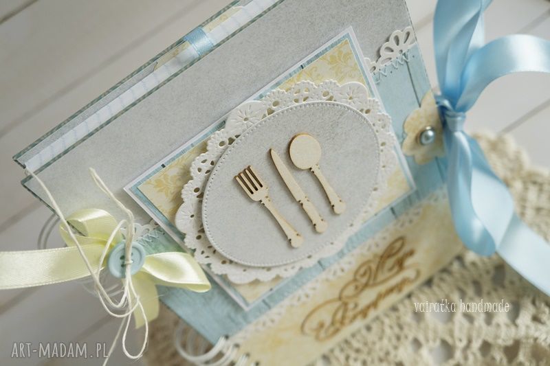 scrapbooking notesy: Przepiśnik ręcznie robione