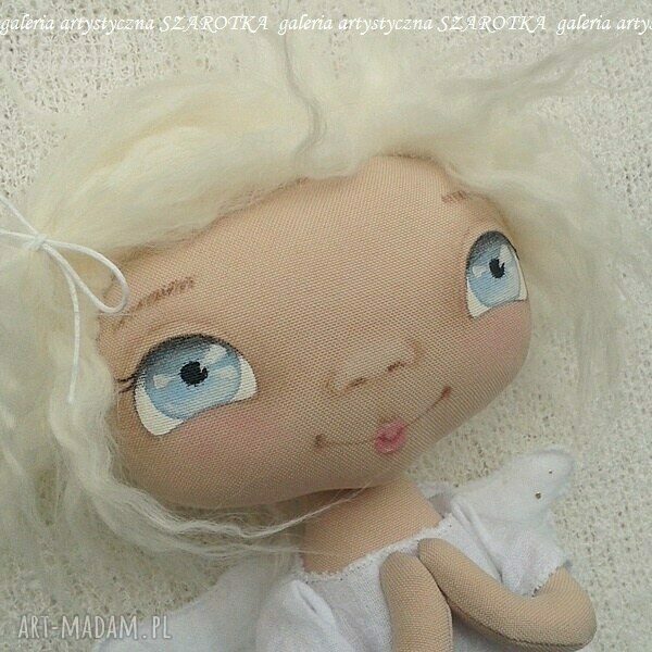dekoracje: ANIOŁEK lalka dekoracja tekstylna, OOAK handmade