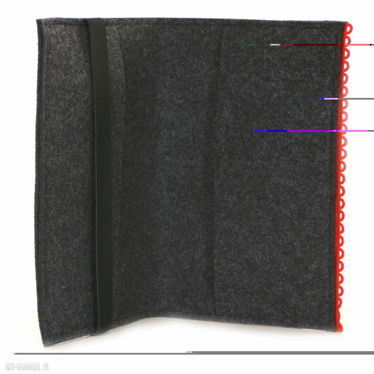 Filcowe etui na tablet i notes 7 lub 10 cali - rękodzieło folk