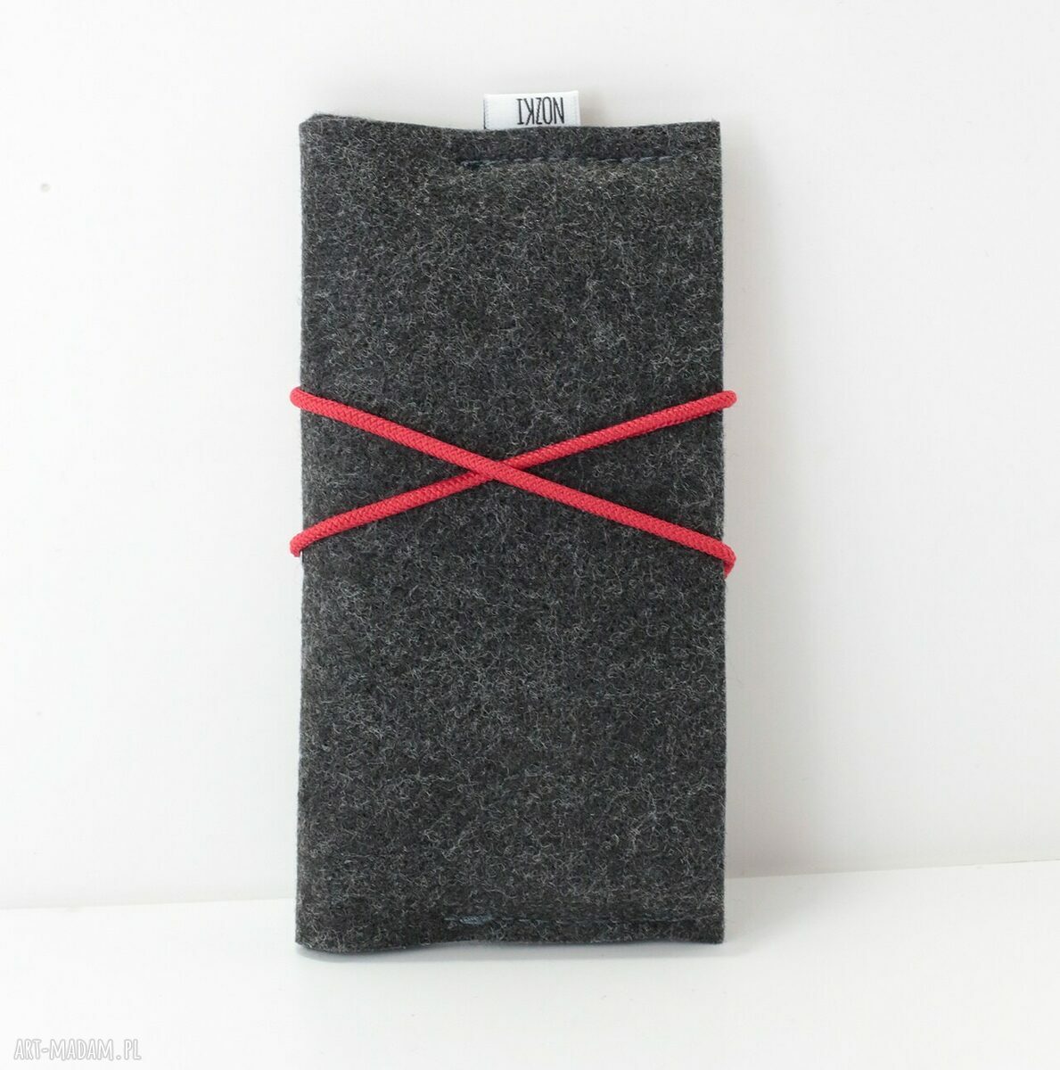 Etui na telefon z filcu - Bawół (ręcznie szyte)