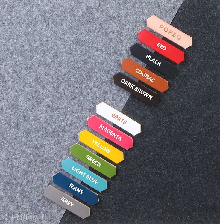 Personalizowane etui na telefon z Twoim imieniem - filc i naturalna skóra