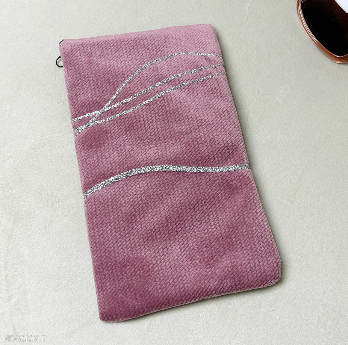 Welurowe etui na telefon lub okulary ZERO WASTE 35