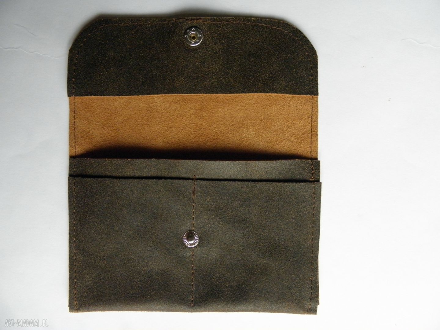 Etui na tytoń i tytonierkę z naturalnej skóry vintage - męskie