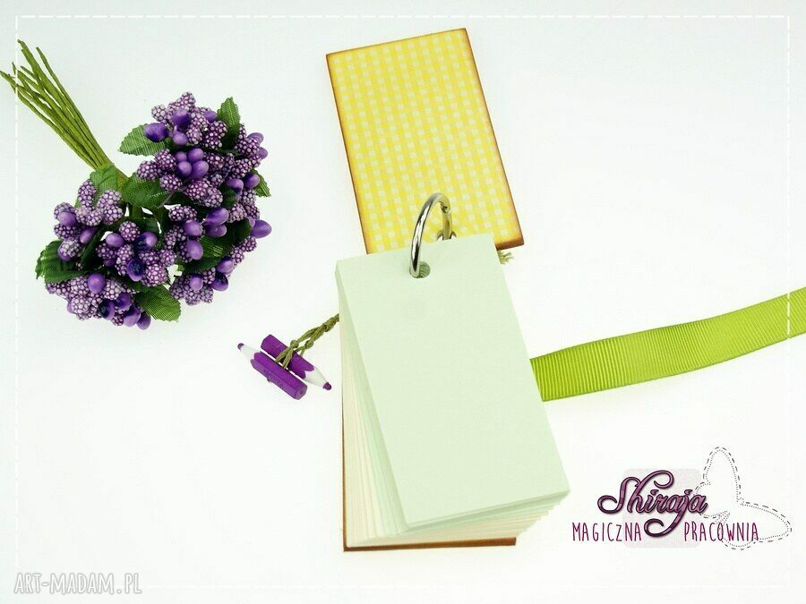 Lista na zakupy Shiraja - scrapbooking notes handmade