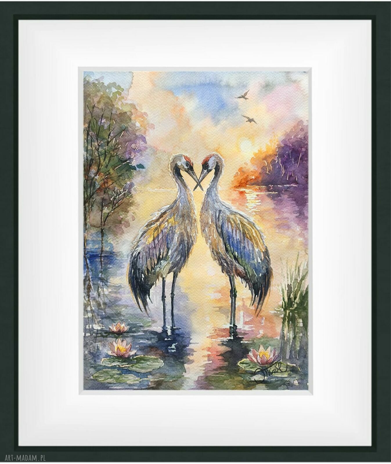 Na zawsze - akwarela 24x32 cm (oryginał)