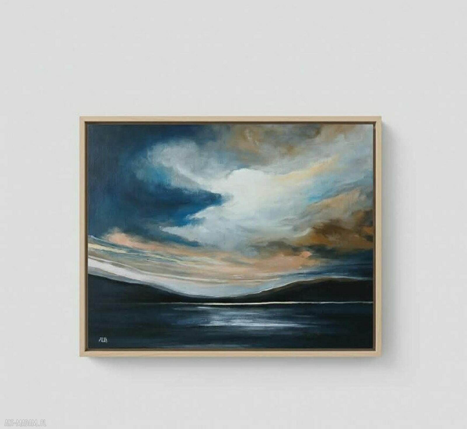 Nad jeziorem - obraz akrylowy 40/50 cm