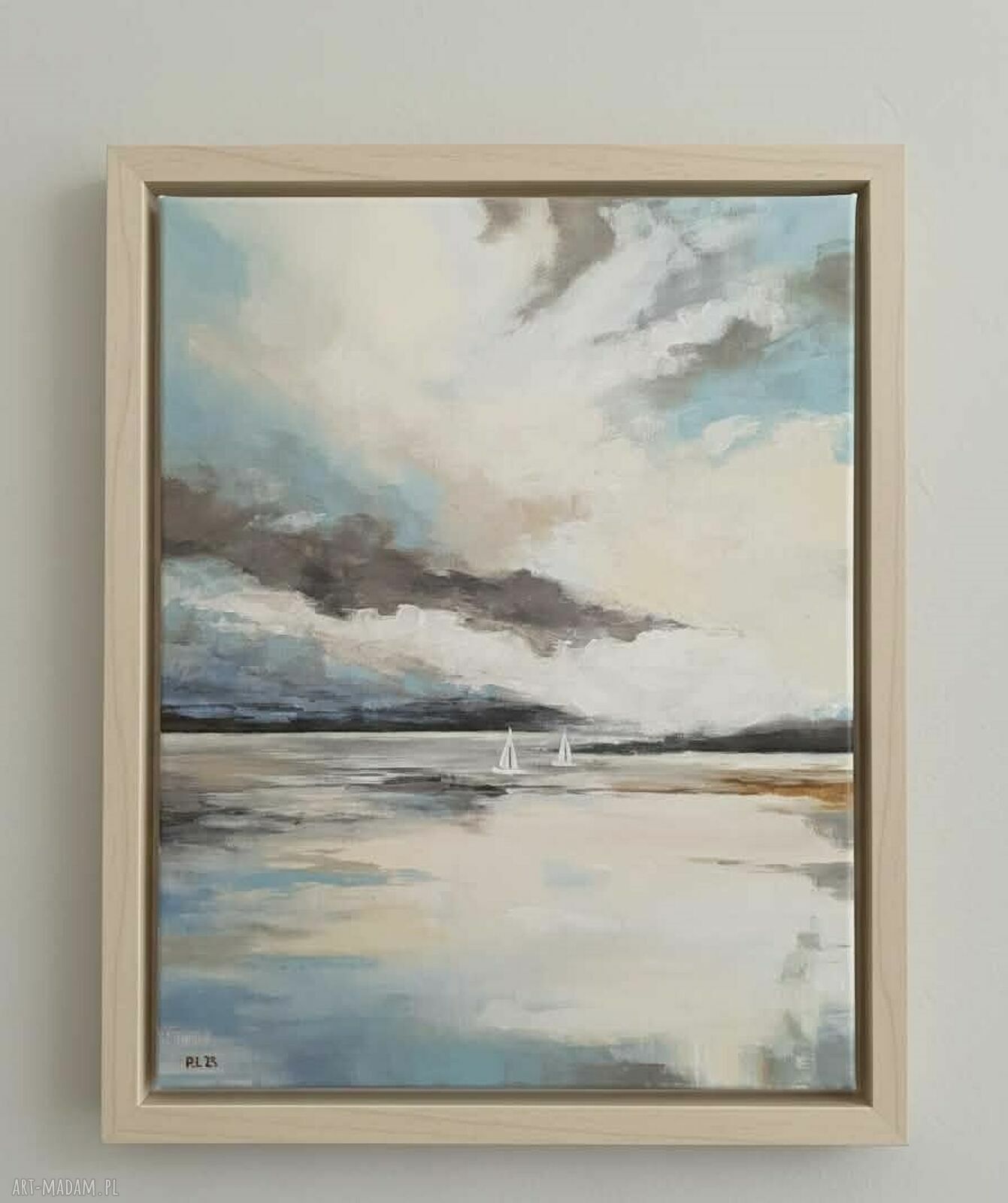 Nad morzem - obraz akrylowy na płótnie 50x40 cm