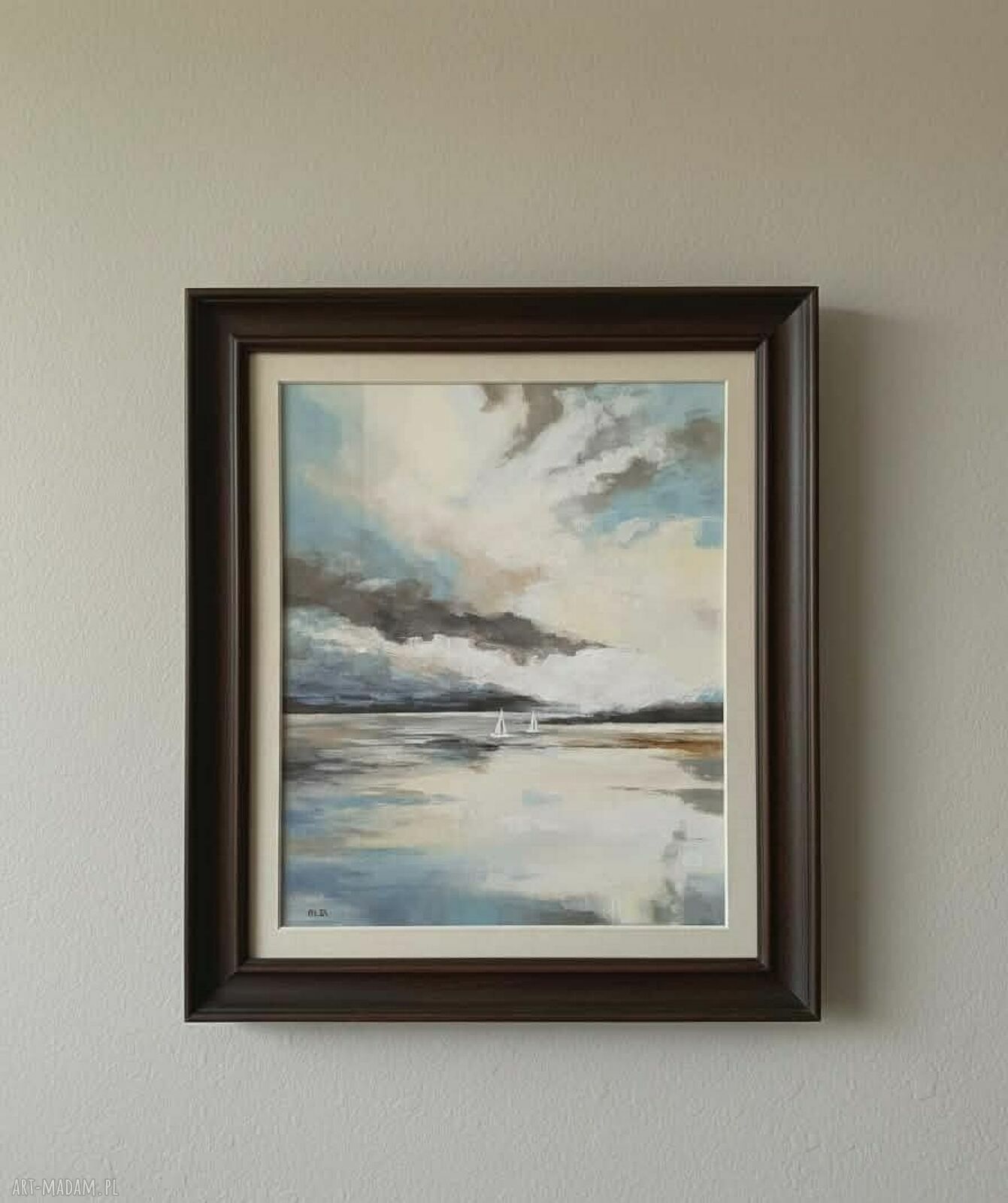 Nad morzem - obraz akrylowy na płótnie 50x40 cm