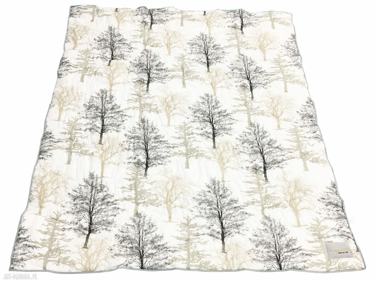 Narzuta Mystical Forest 155x205 cm w drzewka - dwustronna Majunto