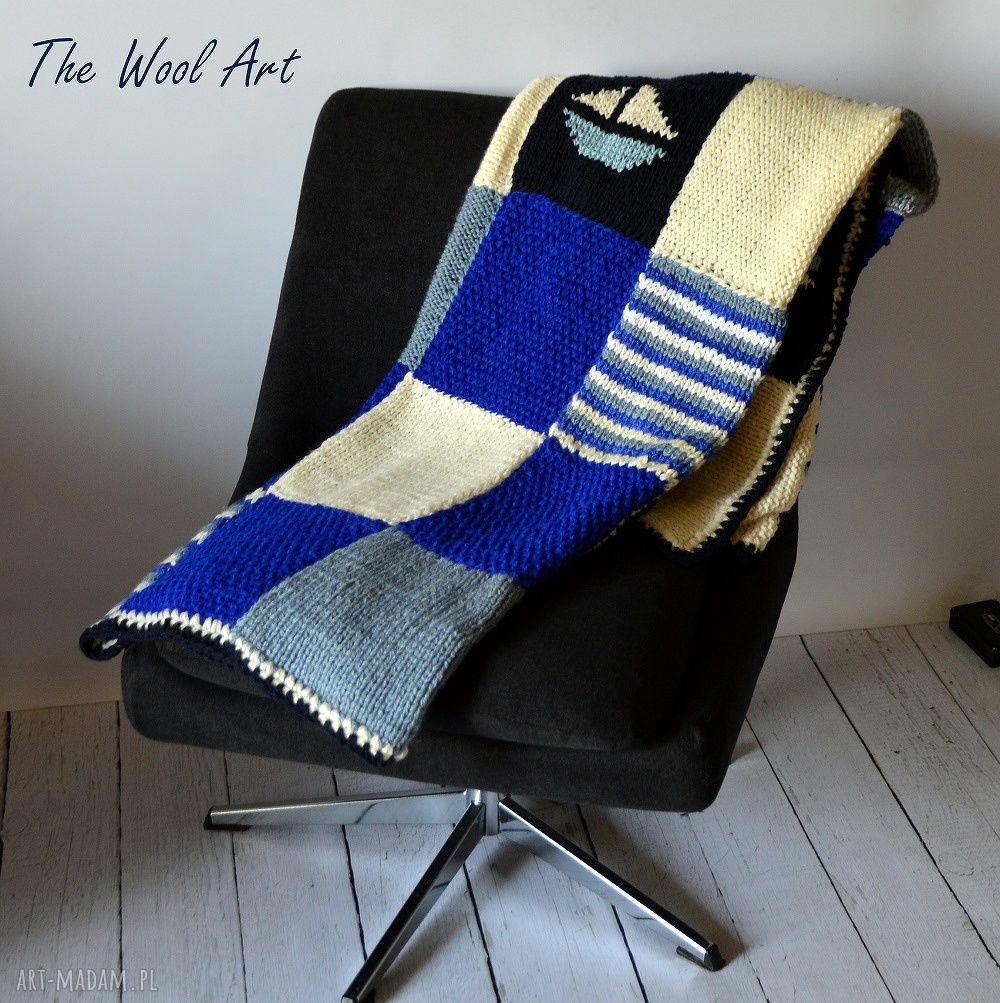 koce i narzuty: pled zamówienie Pani Małgosia handmade