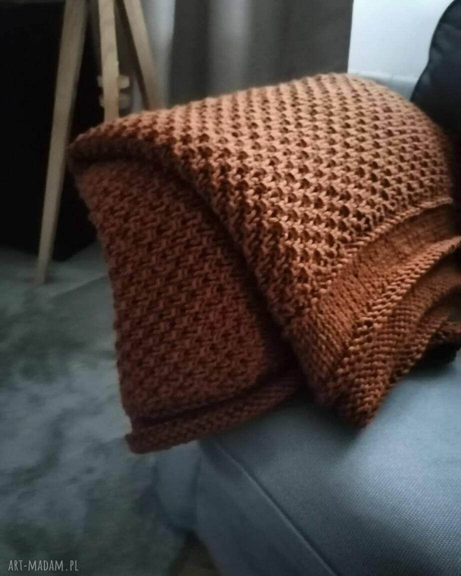 koce i narzuty: Pledy 115 x 200 cm Hand Made