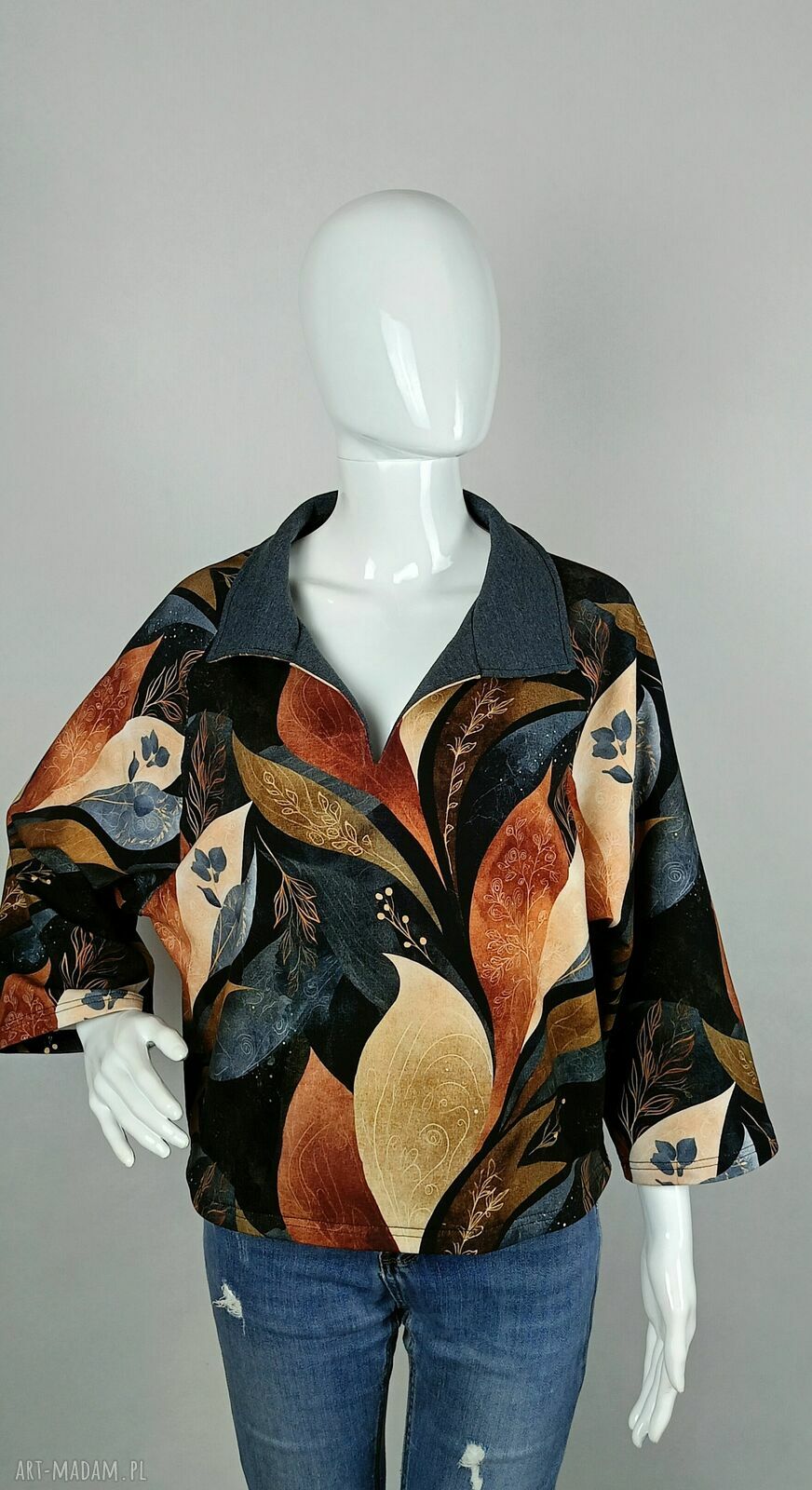 Ręcznie robiona bluza damska handmade