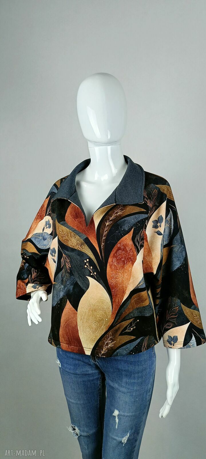 Ręcznie robiona bluza damska handmade