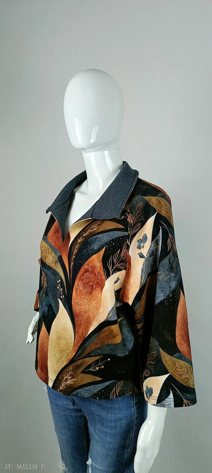 Ręcznie robiona bluza damska handmade
