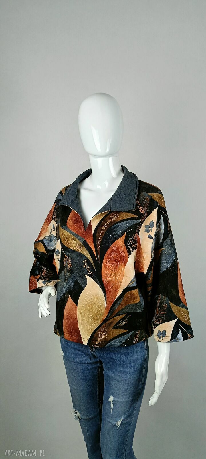 Ręcznie robiona bluza damska handmade