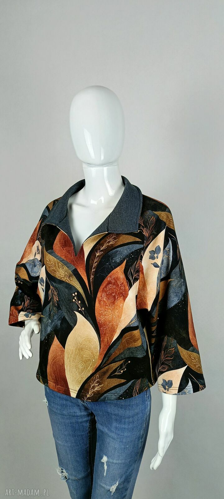 Ręcznie robiona bluza damska handmade