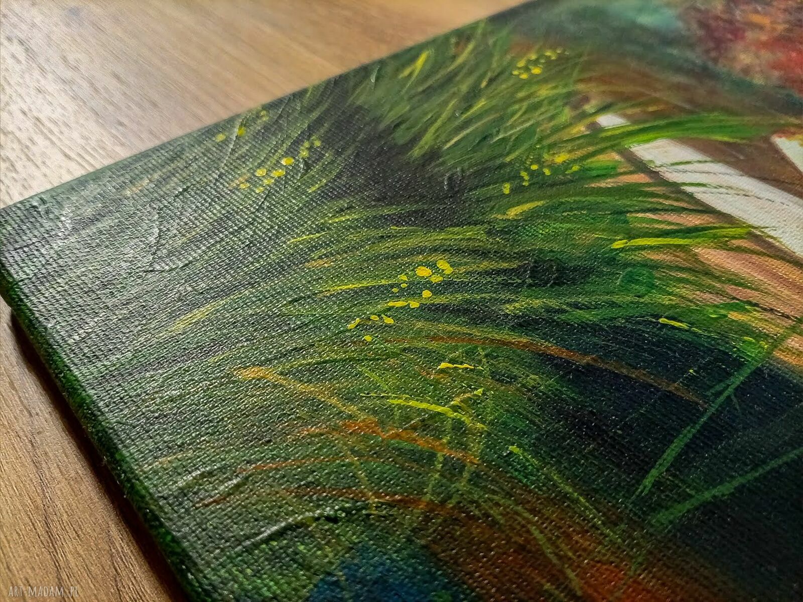 Nastrojowy obraz akrylowy na płótnie 40x30 „Zatoka wspomnień”