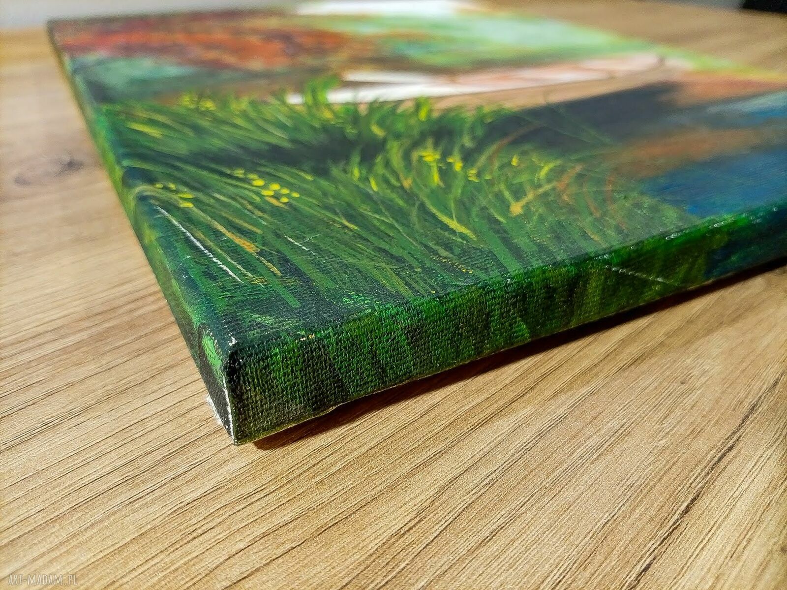 Nastrojowy obraz akrylowy na płótnie 40x30 „Zatoka wspomnień”