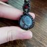 wire wrapping naszyjnik celestian