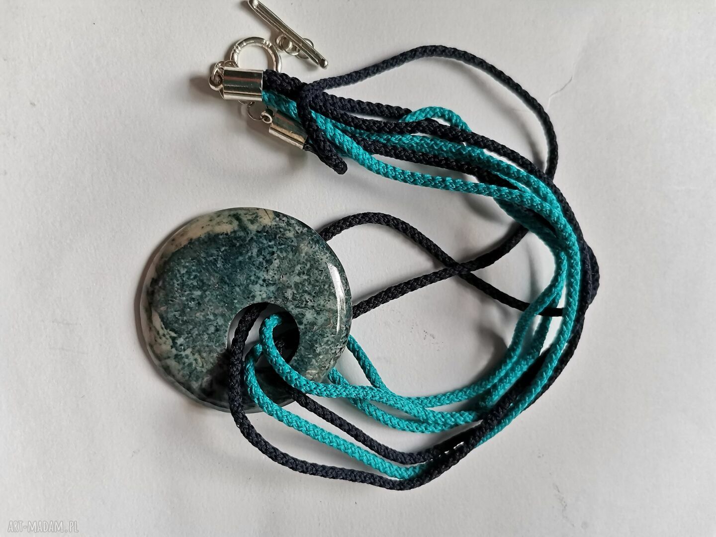 Naszyjnik etno boho folk box x1 z ceramiką