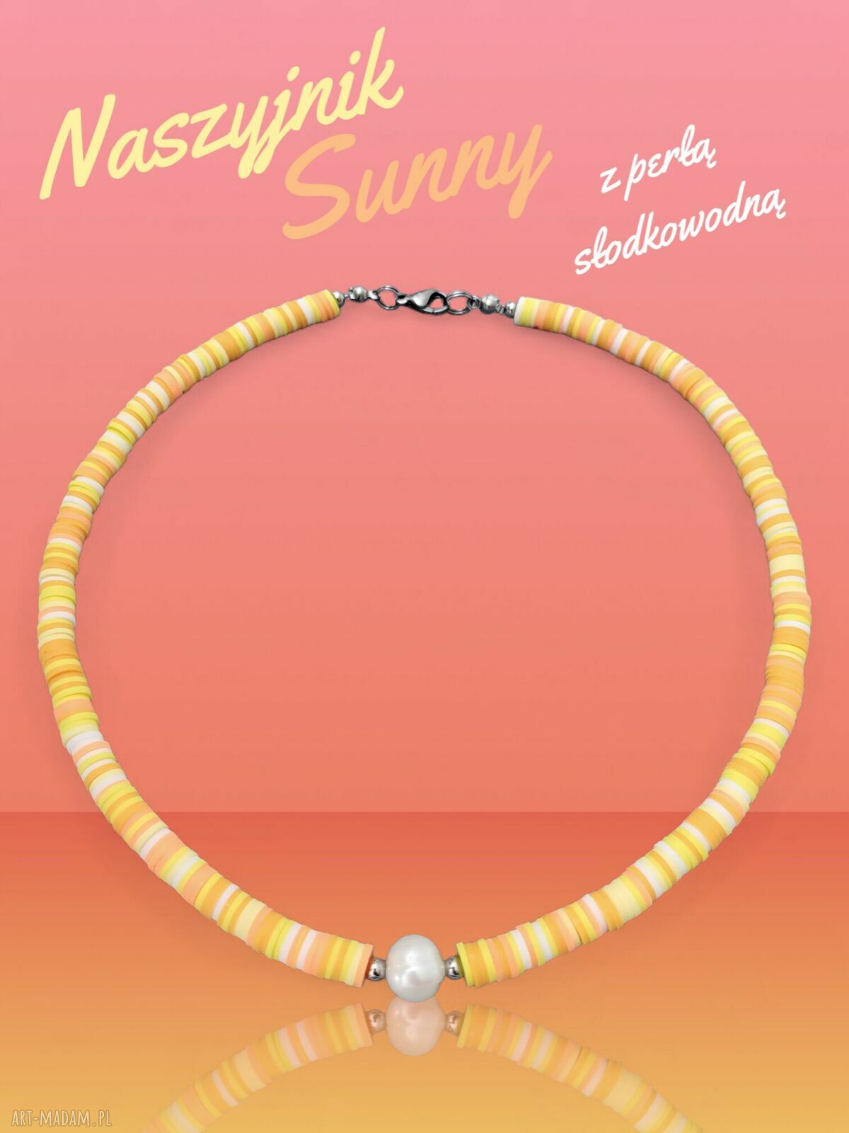 Naszyjnik Katsuki Vibes Sunny z perłą słodkowodną