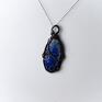 handmade naszyjniki lapis lazuli lamurin