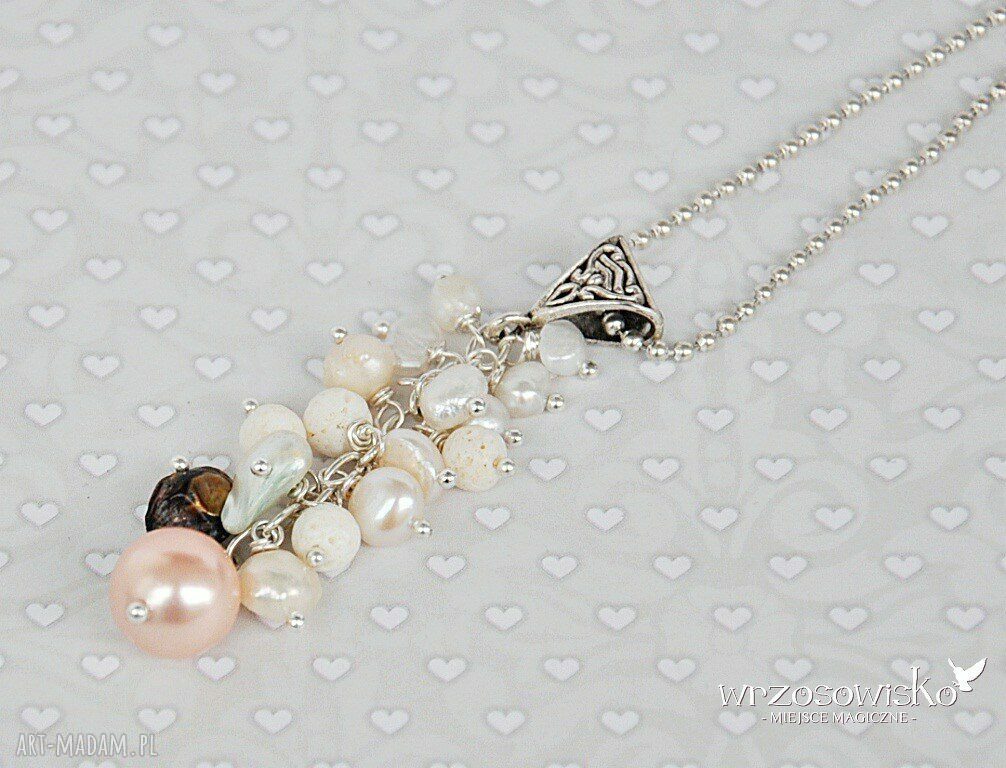 Perłowe grona handmade