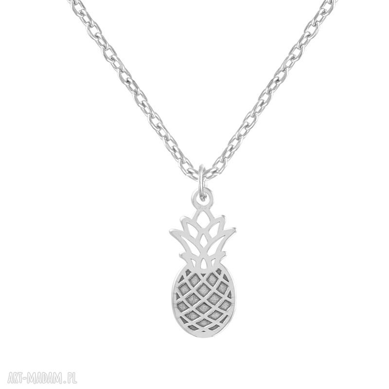 Naszyjnik ananasem celebrate ananas celebrytka srebro prezent ♡