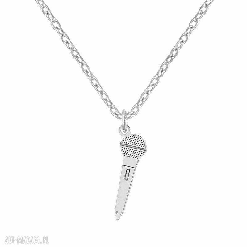 Naszyjnik mikrofonem passion mikrofon prezent śpiewanie wokal