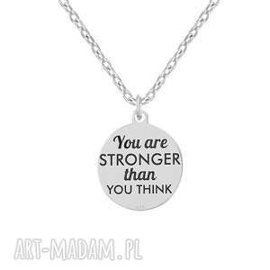 lavoga naszyjnik z napisem you are stronger than you think