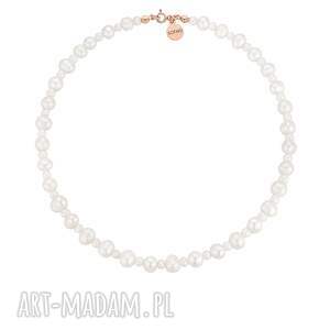 naszyjnik z różowego złota z pereł naturalnych sotho